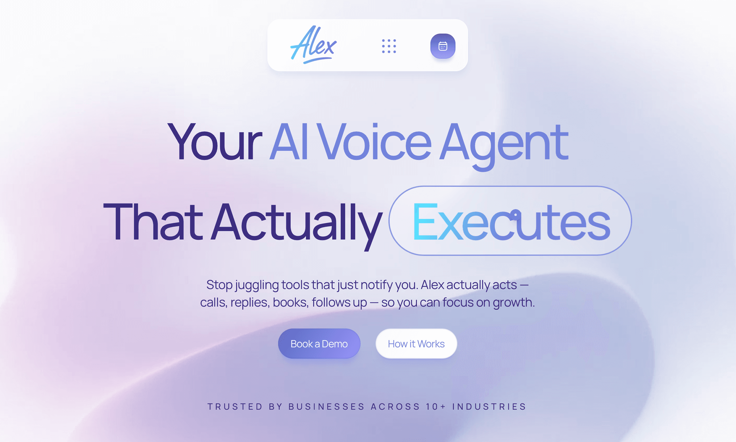 MyAlex.ai voice CRM